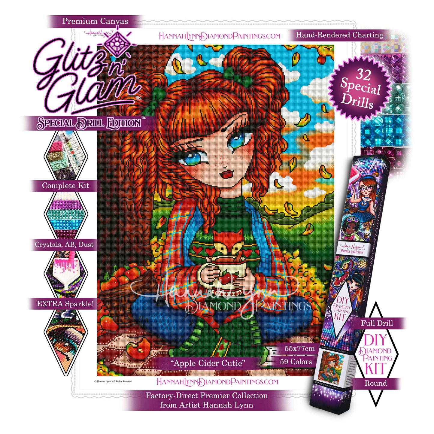 Apple Cider Cutie-Hannah Lynn™ Premier Collection (Square or Round)
