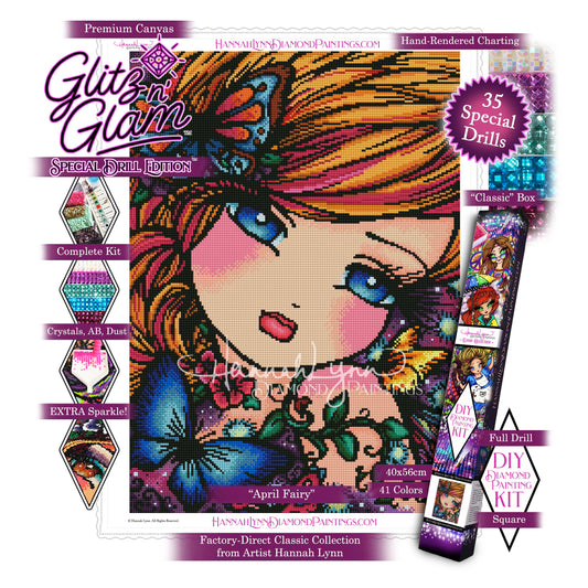 April Fairy-Hannah Lynn Classic Collection™ (Square or Round)
