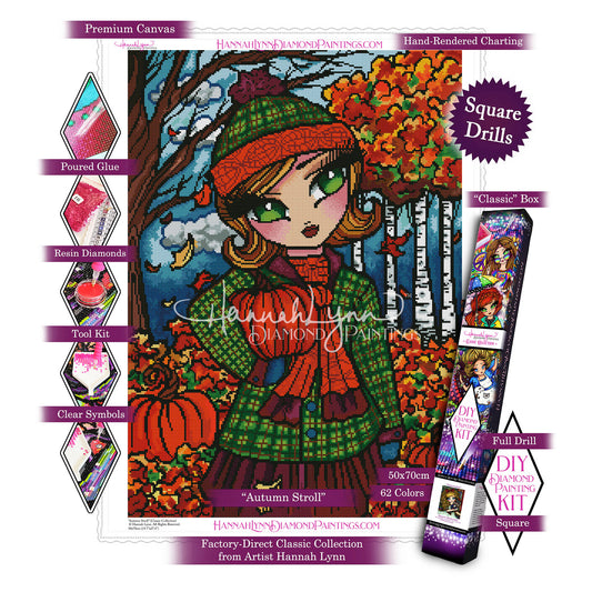 Autumn Stroll-Hannah Lynn Classic Collection™ (Square or Round)