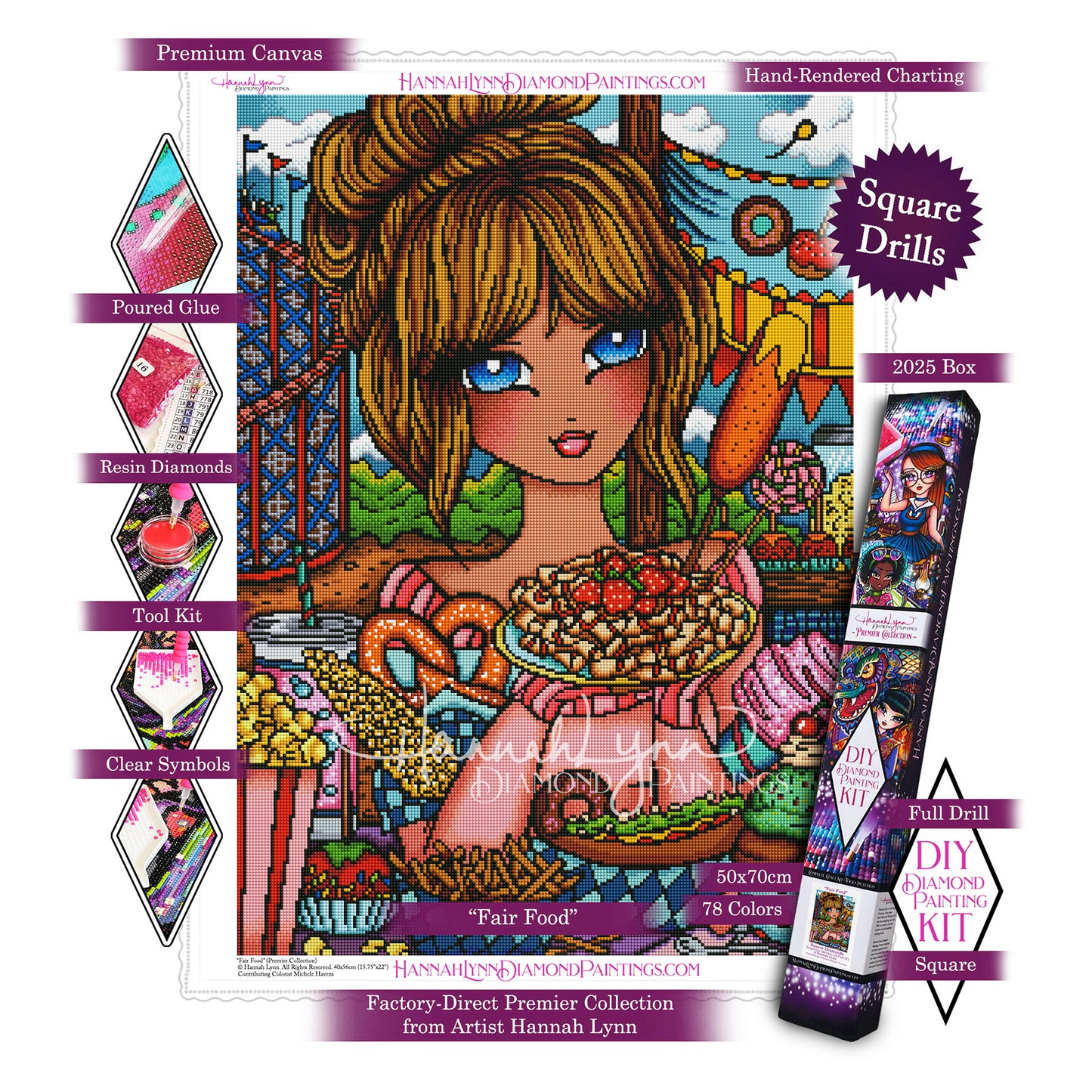 Fair Food-Hannah Lynn Premier Collection™ (Square or Round)