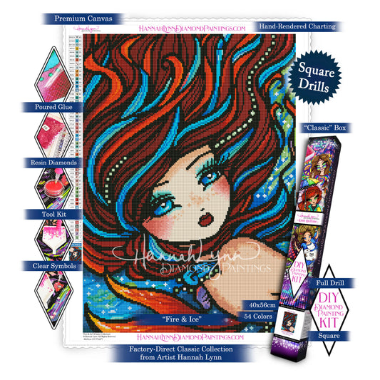 Fire & Ice-Hannah Lynn Classic Collection™ (Square or Round)