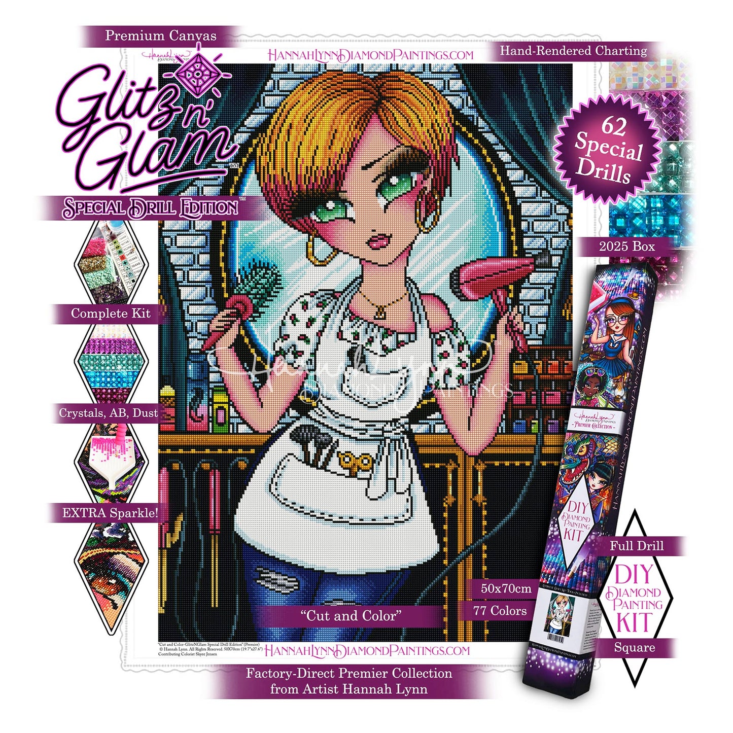 Cut and Color-Hannah Lynn Premier Collection™ (Square or Round)