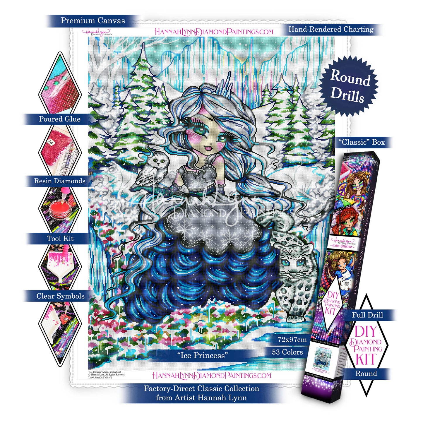 Ice Princess-Hannah Lynn Classic Collection™ (Square or Round)