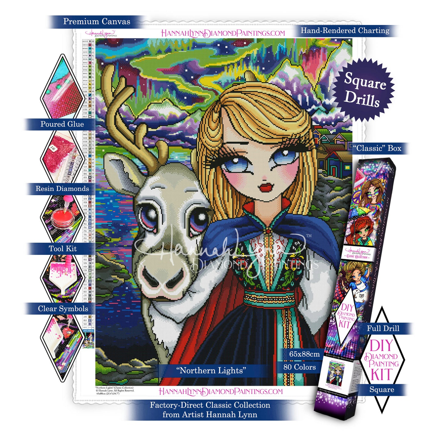Northern Lights-Hannah Lynn Classic Collection™ (Square or Round)