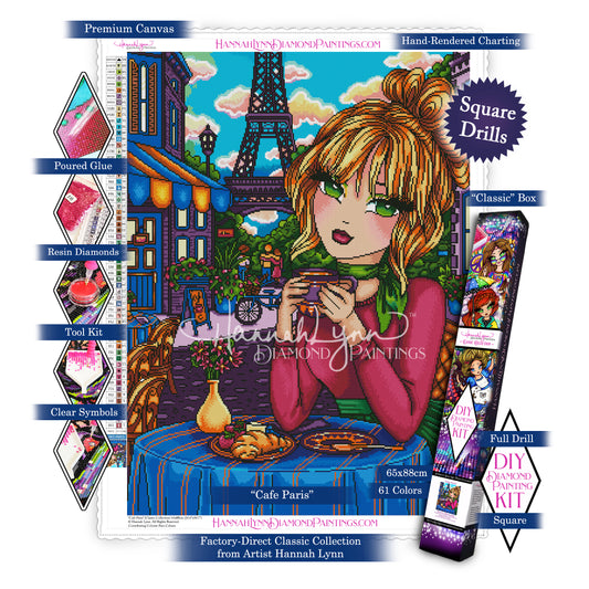 Cafe Paris-Hannah Lynn Classic Collection™ (Square or Round)
