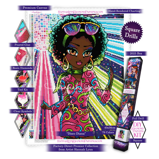 Disco Diana-Hannah Lynn Premier Collection™ (Square or Round)
