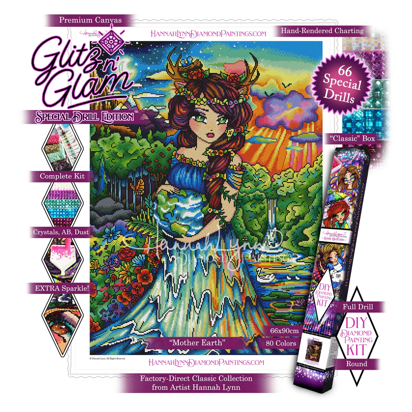 Mother Earth-Hannah Lynn Classic Collection™ (Square or Round)