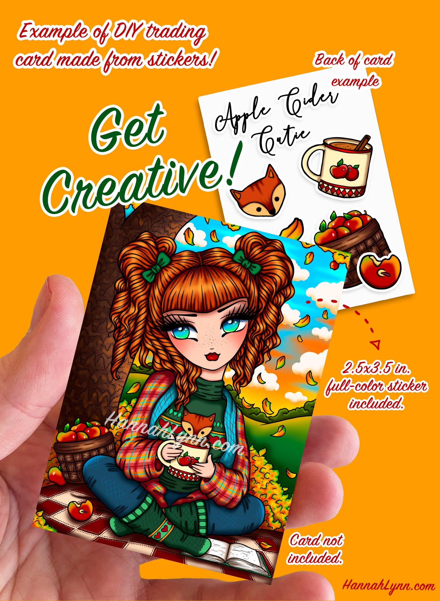 Hannah Lynn™ Sticker Club-Apple Cider Cutie (October 2026) SUBSCRIPTION