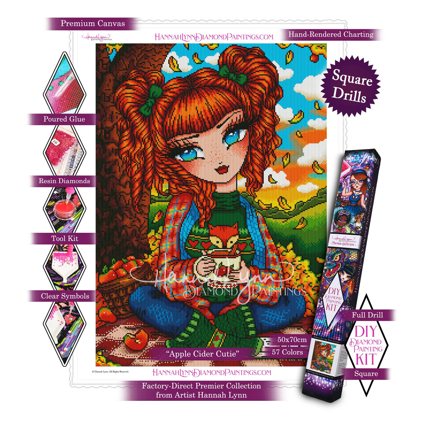 Apple Cider Cutie-Hannah Lynn™ Premier Collection (Square or Round)