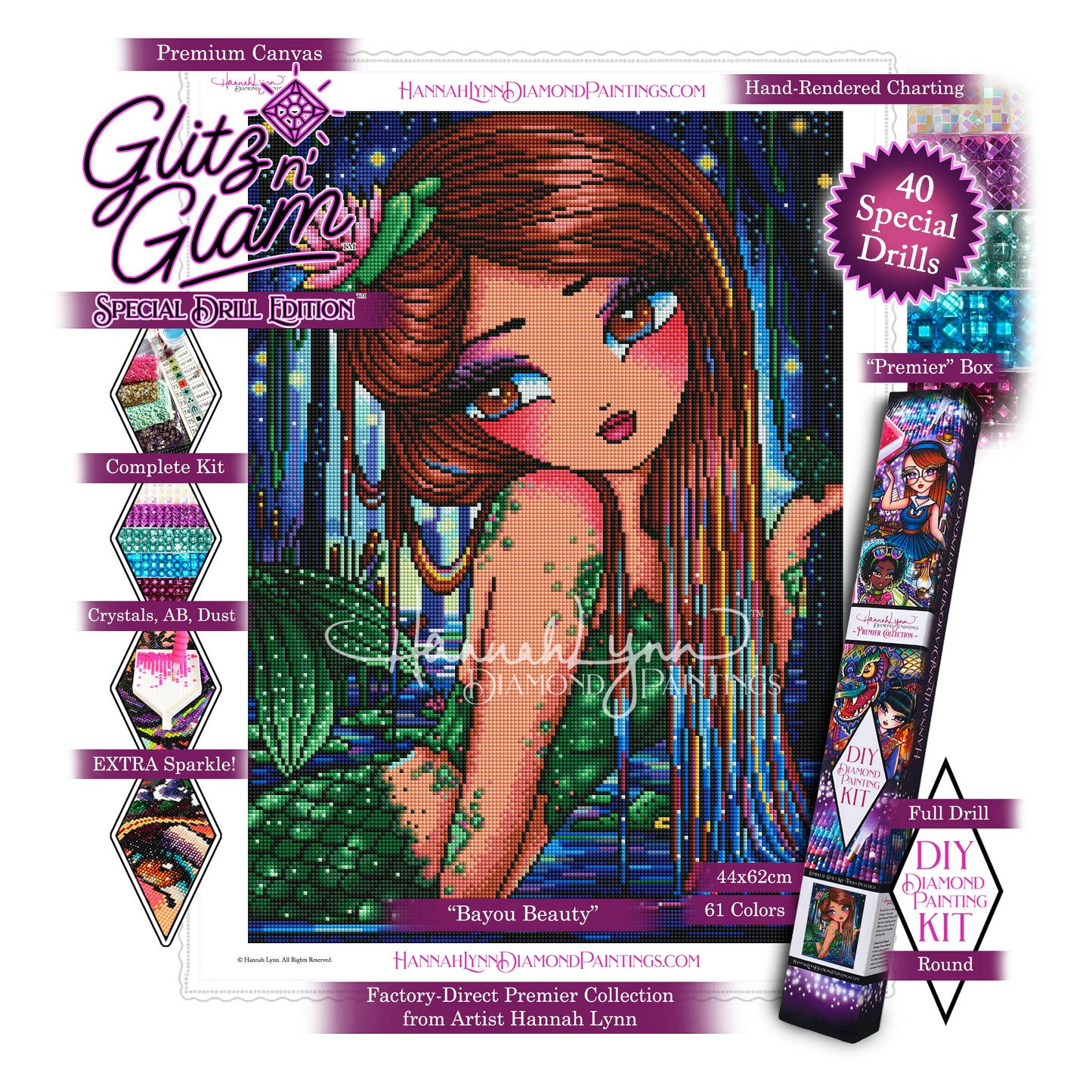 Bayou Beauty-Hannah Lynn Premier Collection™ (Square or Round)