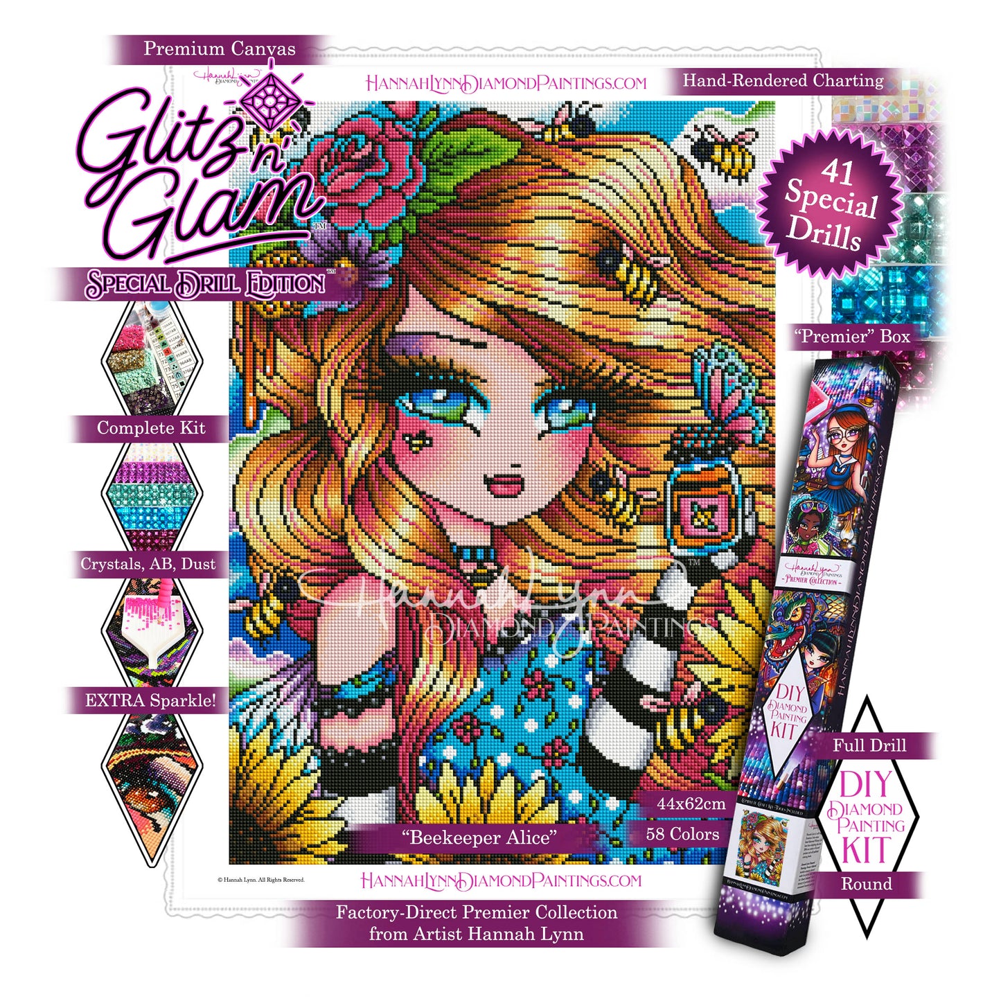 Beekeeper Alice-Hannah Lynn Premier Collection™ (Square or Round)