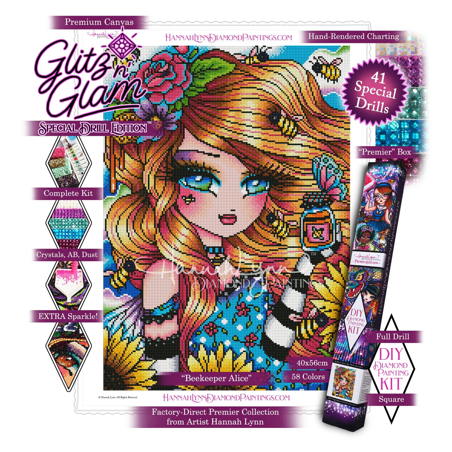 Beekeeper Alice-Hannah Lynn Premier Collection™ (Square or Round)