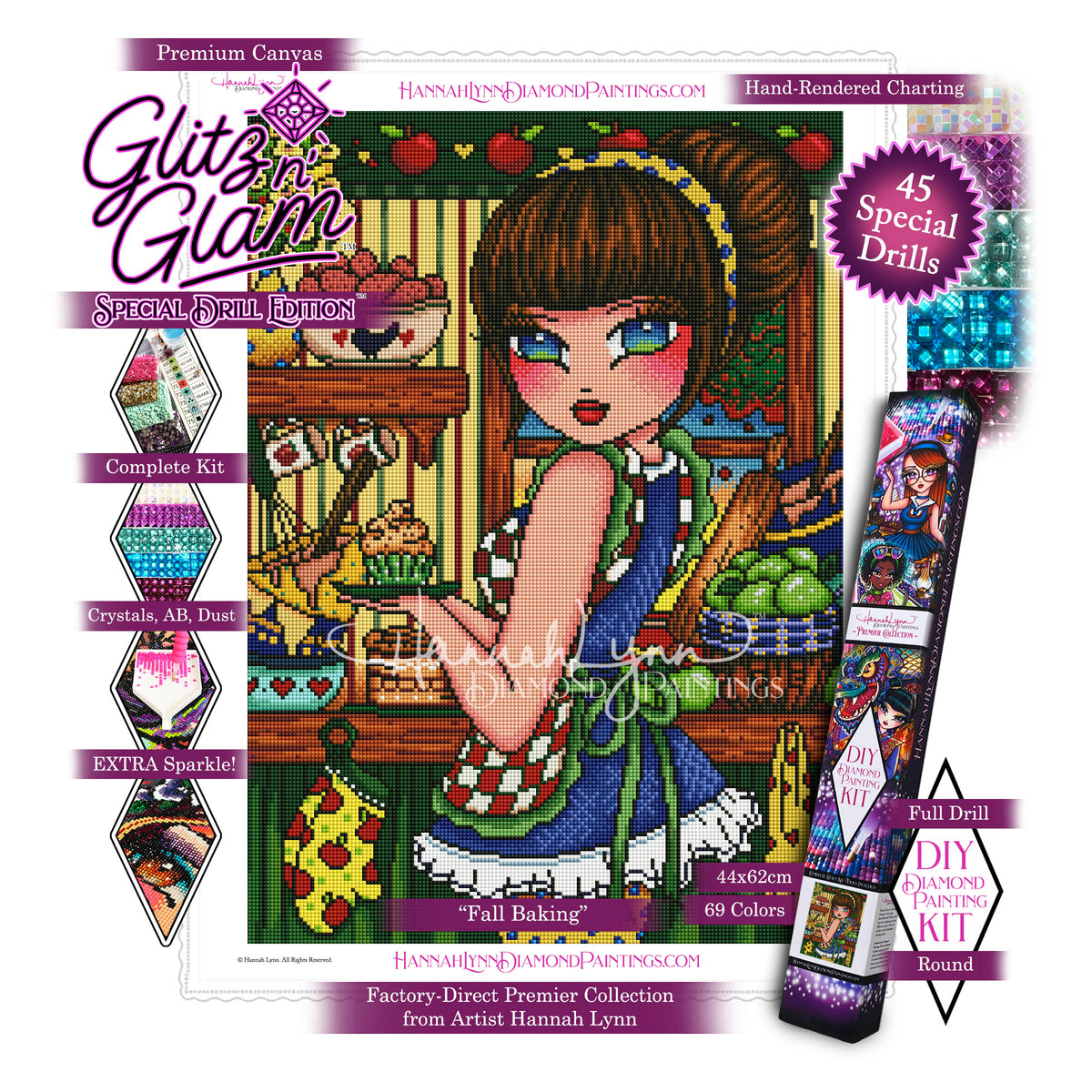 Fall Baking-Hannah Lynn™ Premier Collection (Square or Round)