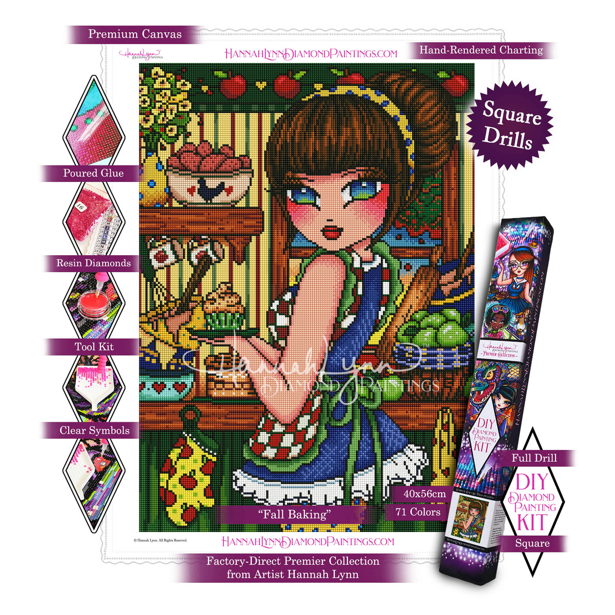 Fall Baking-Hannah Lynn™ Premier Collection (Square or Round)