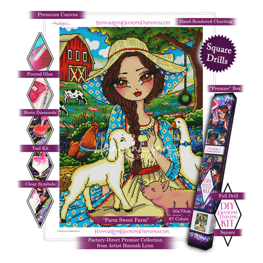 Farm Sweet Farm-Hannah Lynn Premier Collection™ (Square or Round)