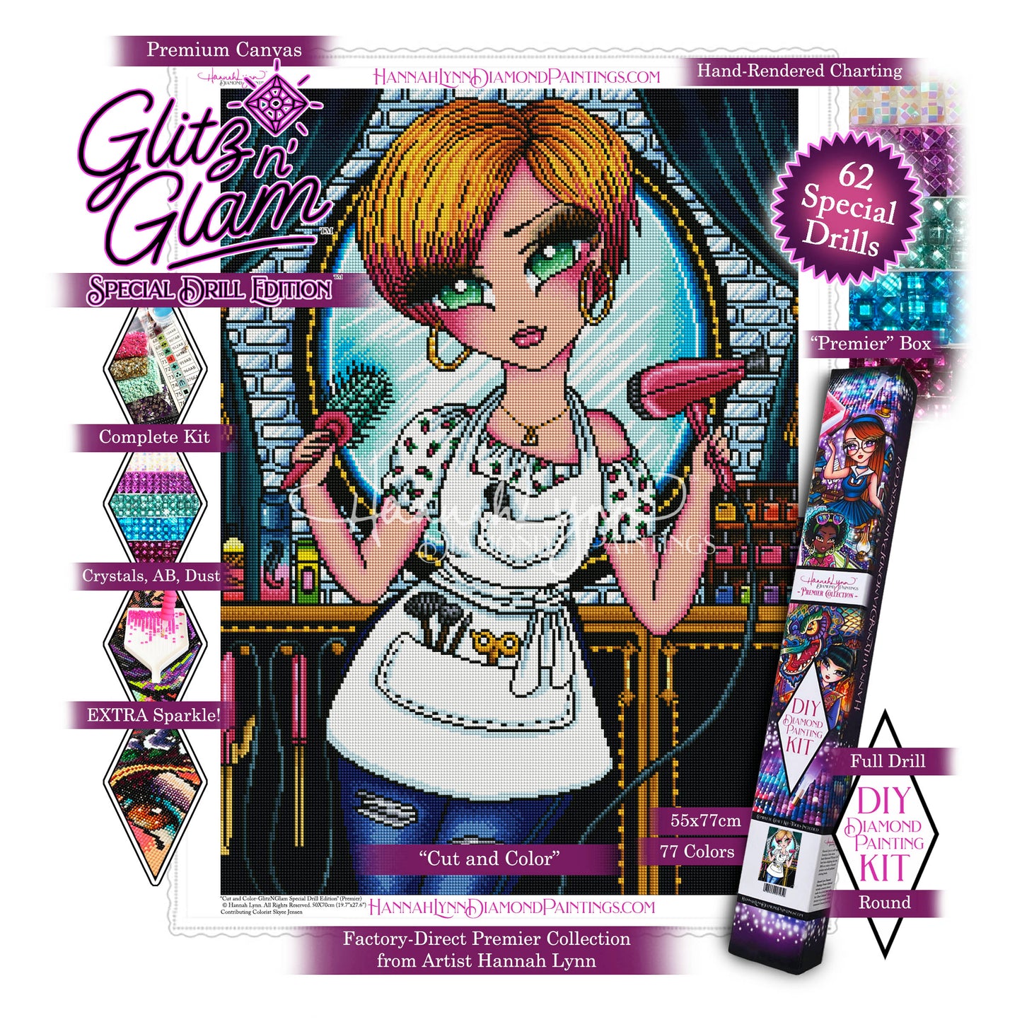 Cut and Color-Hannah Lynn Premier Collection™ (Square or Round)