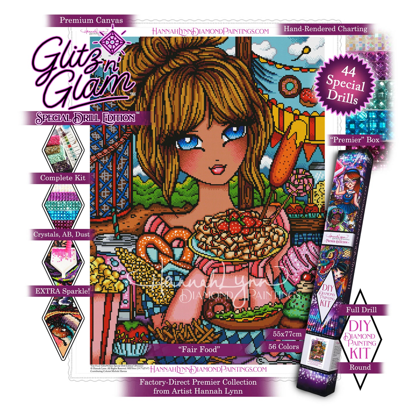 Fair Food-Hannah Lynn Premier Collection™ (Square or Round)