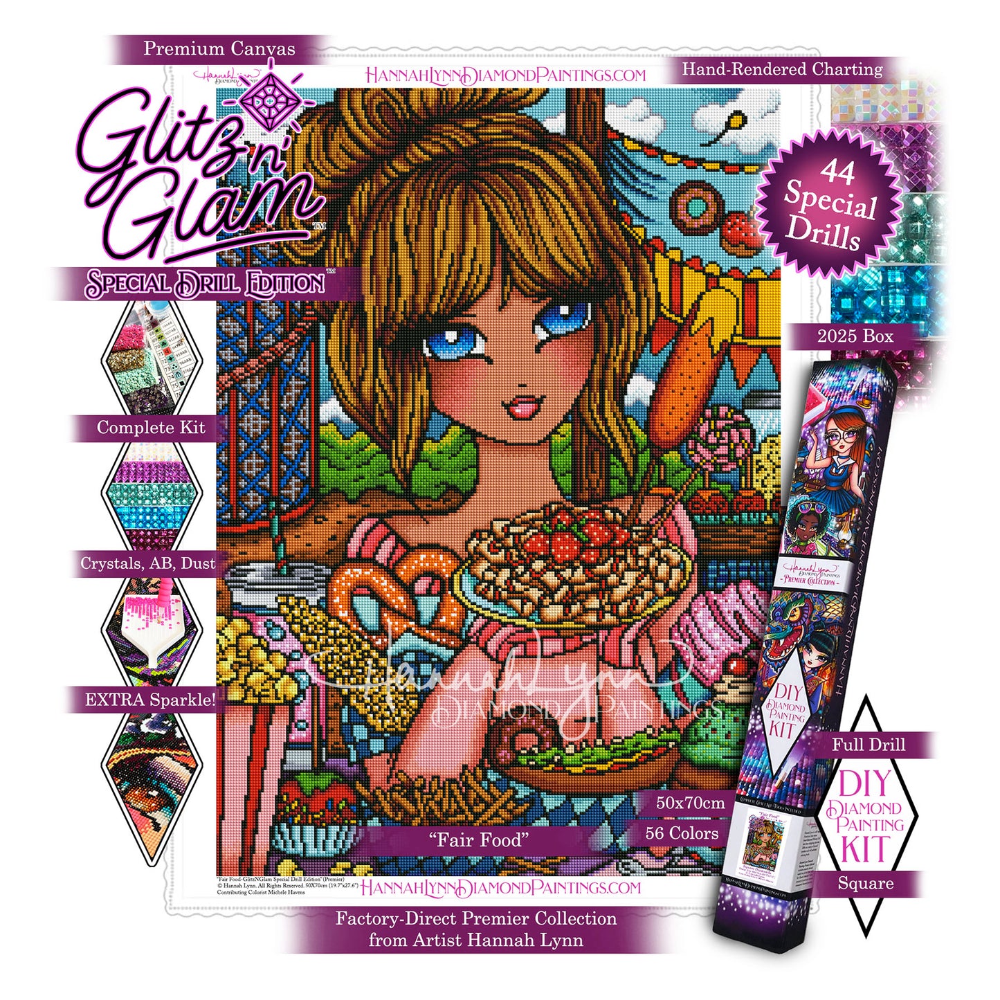 Fair Food-Hannah Lynn Premier Collection™ (Square or Round)