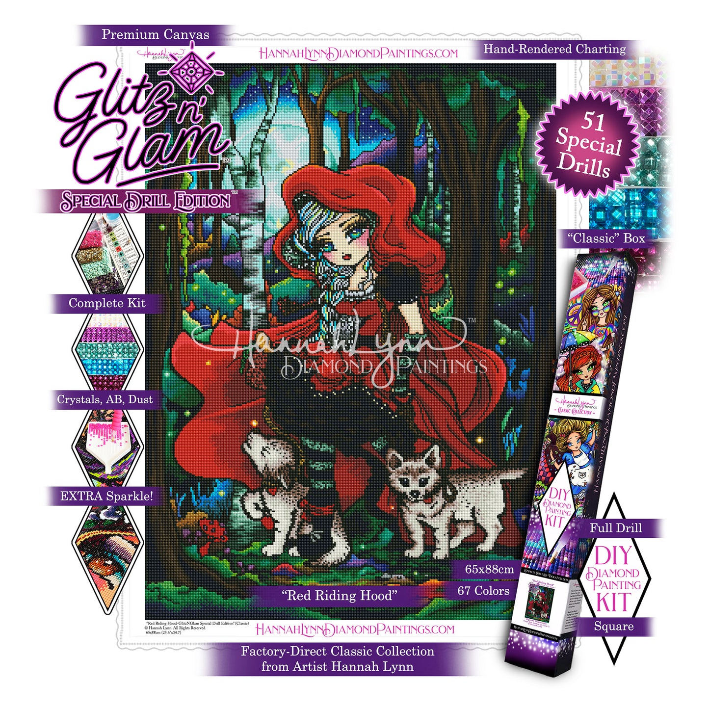 Red Riding Hood-Hannah Lynn Classic Collection™ (Square or Round)