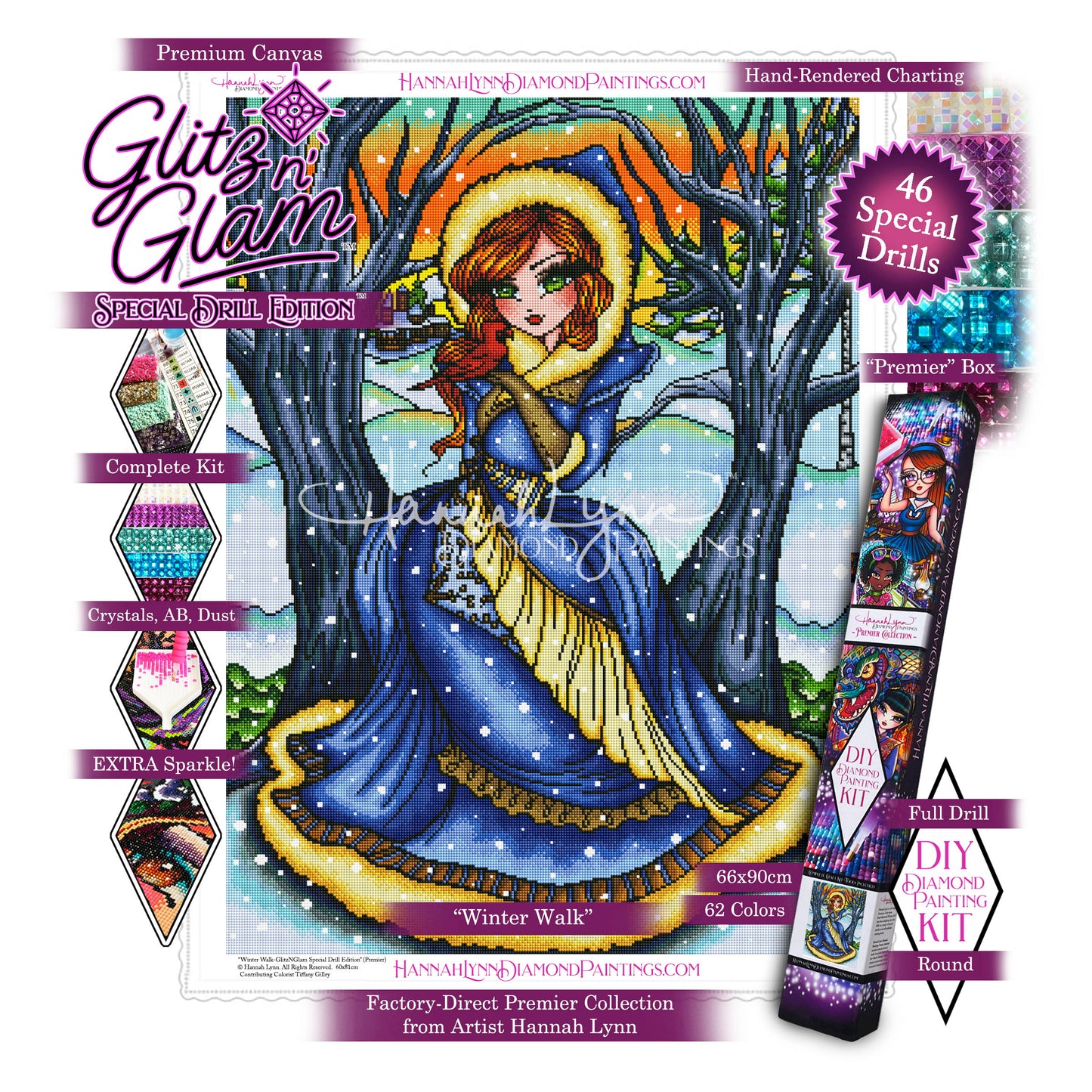 Winter Walk-Hannah Lynn Premier Collection™ (Square or Round)