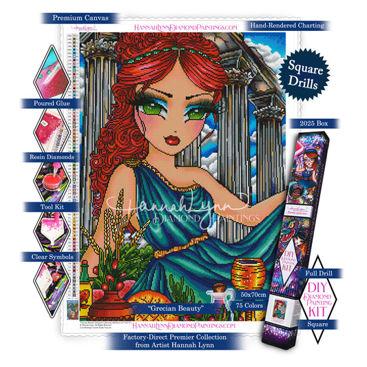 Grecian Beauty-Hannah Lynn Premier Collection™ (Square or Round)