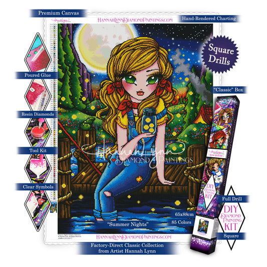 Summer Nights-Hannah Lynn Classic Collection™ (Square or Round)