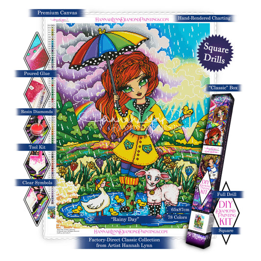 Rainy Day-Hannah Lynn Classic Collection™ (Square or Round)