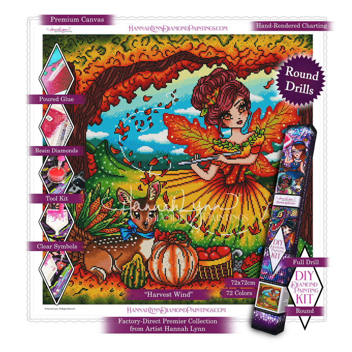 Harvest Wind-Hannah Lynn™ Premier Collection (Square or Round)