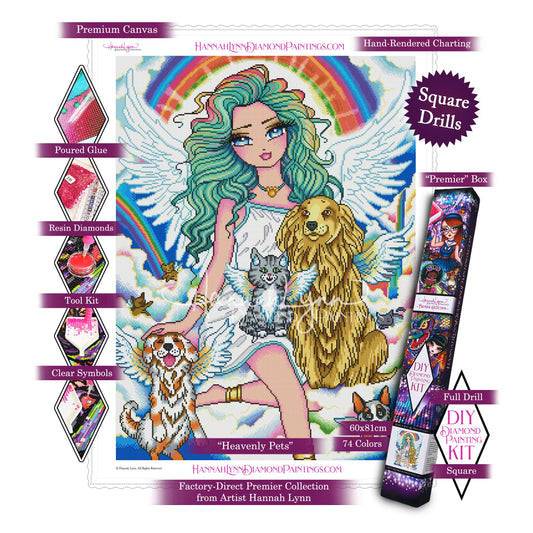 Heavenly Pets-Hannah Lynn Premier Collection™ (Square or Round)