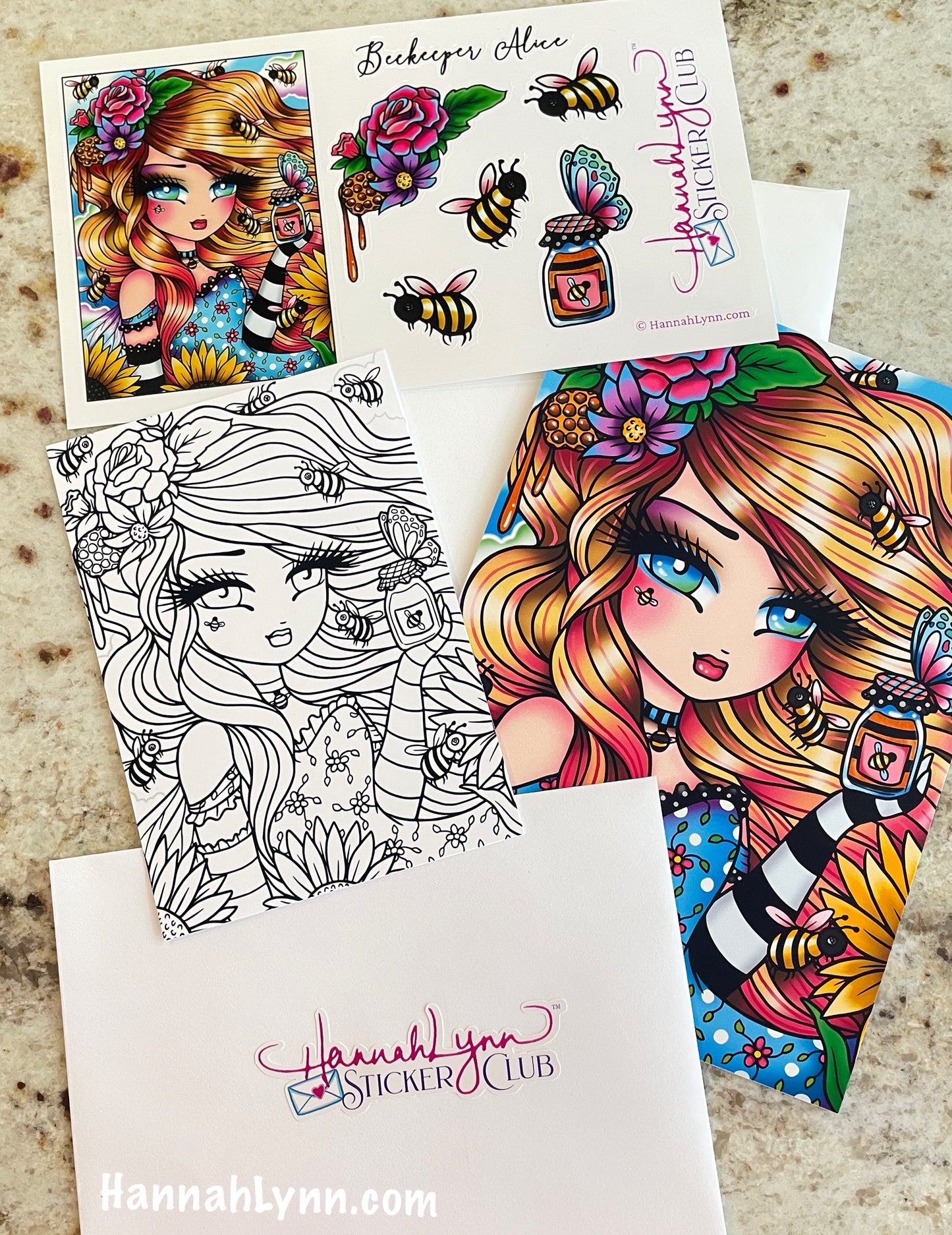 Hannah Lynn Sticker Club™-Beekeeper Alice (June 2026)