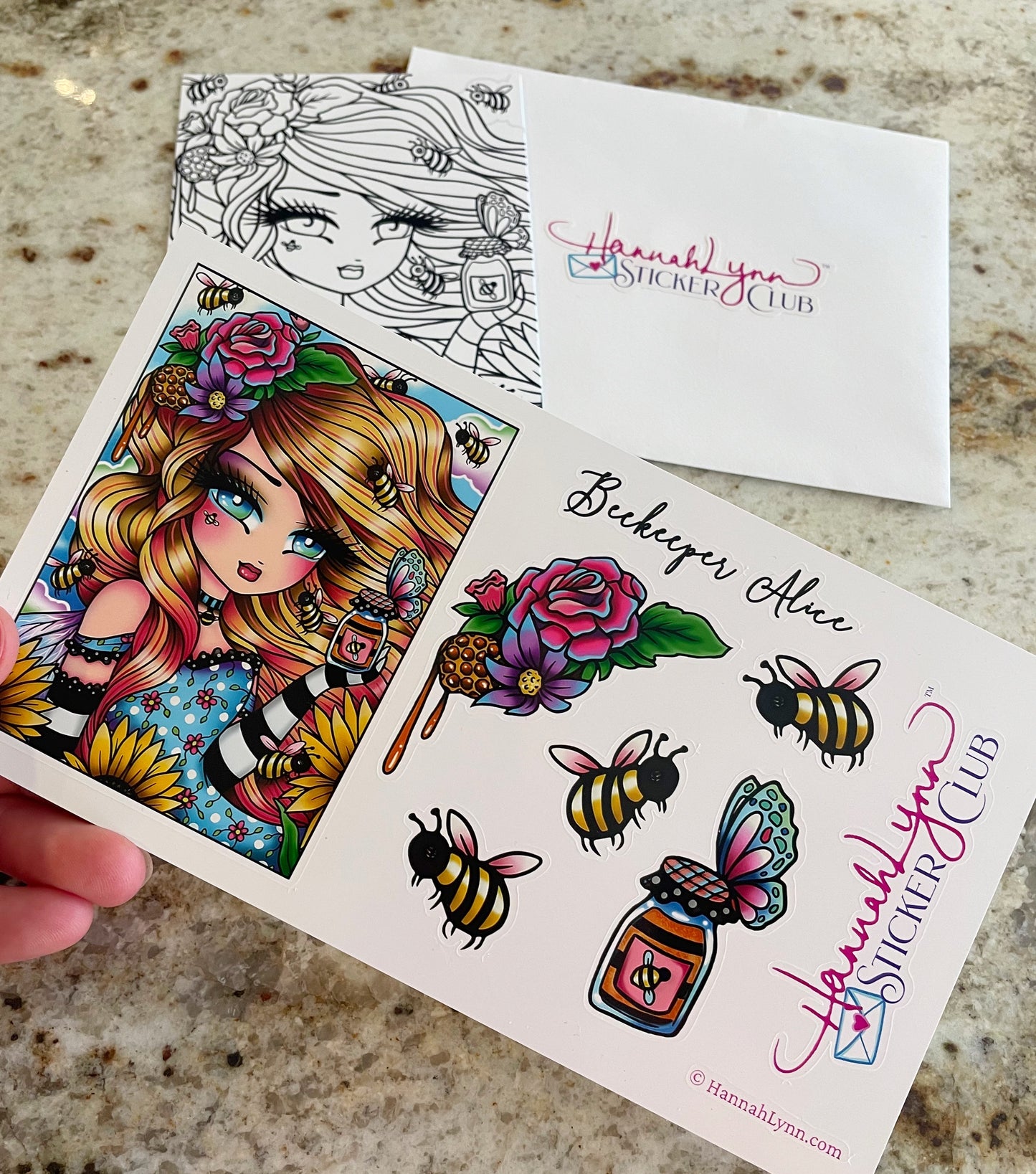 Hannah Lynn Sticker Club™-Beekeeper Alice (June 2026)