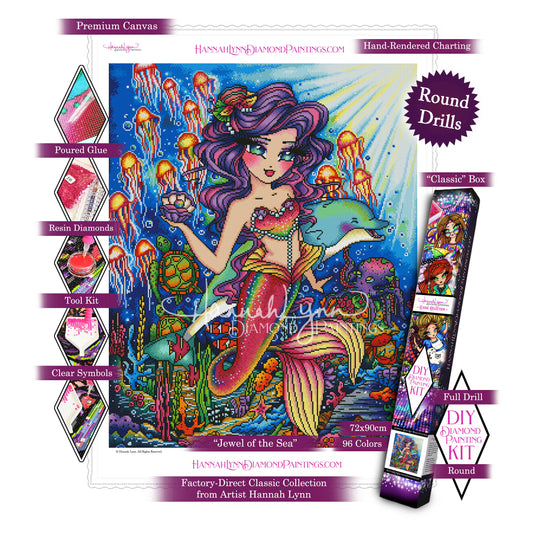 Jewel of the Sea-Hannah Lynn Classic Collection™ (Square or Round)