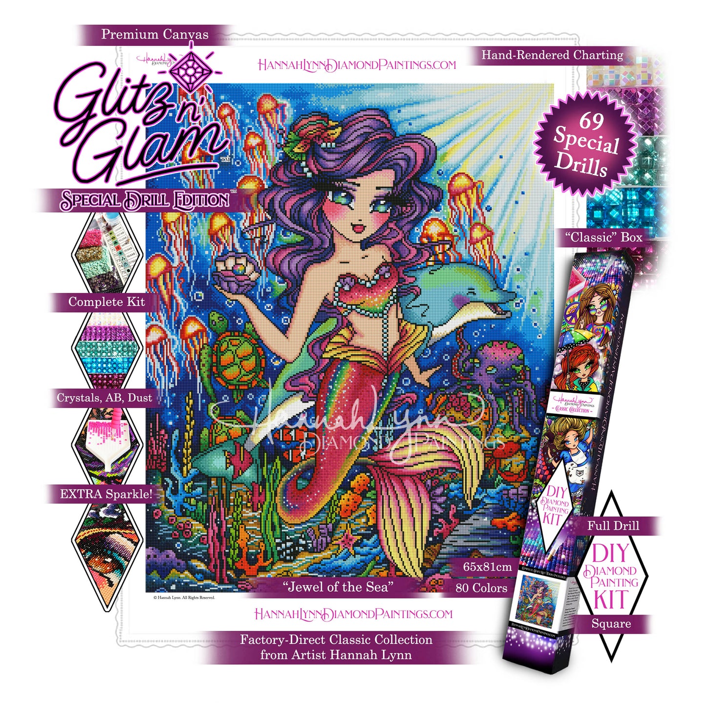 Jewel of the Sea-Hannah Lynn Classic Collection™ (Square or Round)