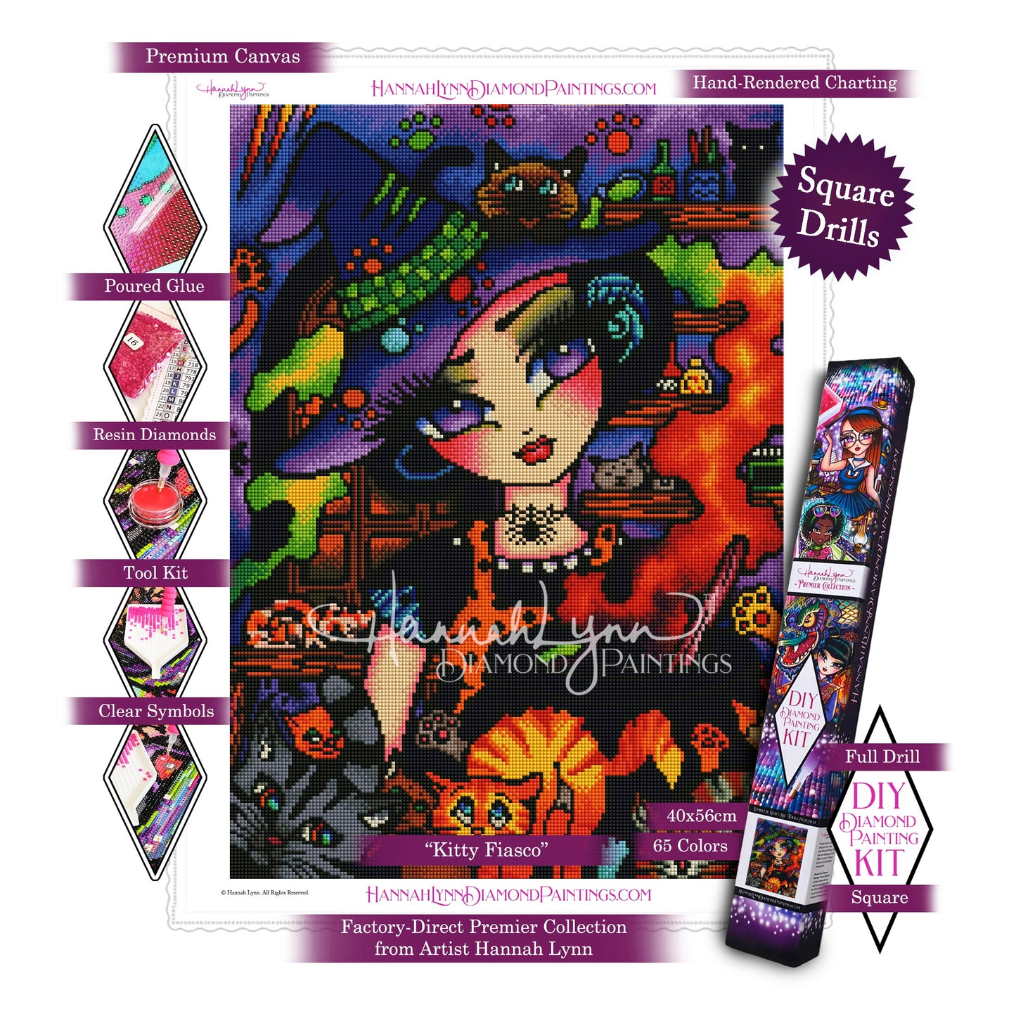 Kitty Fiasco-Hannah Lynn™ Premier Collection (Square or Round)