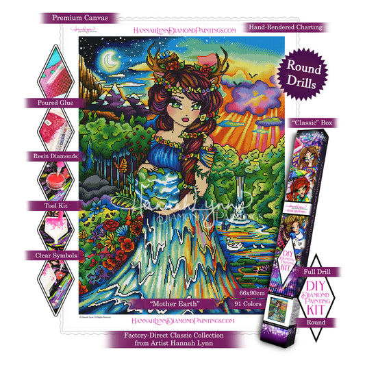 Mother Earth-Hannah Lynn Classic Collection™ (Square or Round)