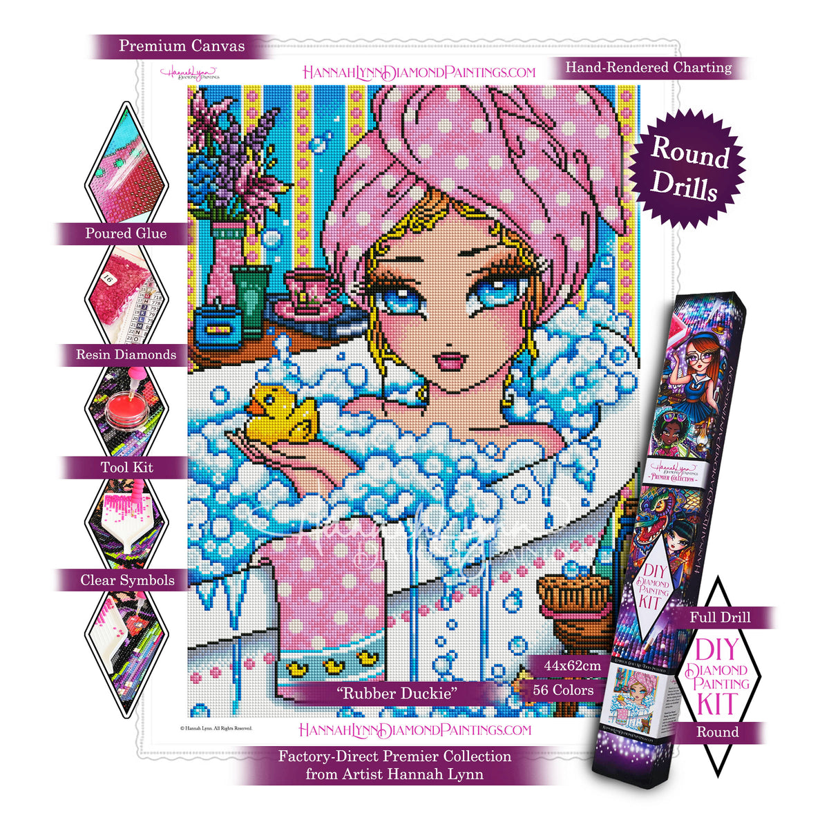 Rubber Duckie-Hannah Lynn™ Premier Collection (Square or Round)