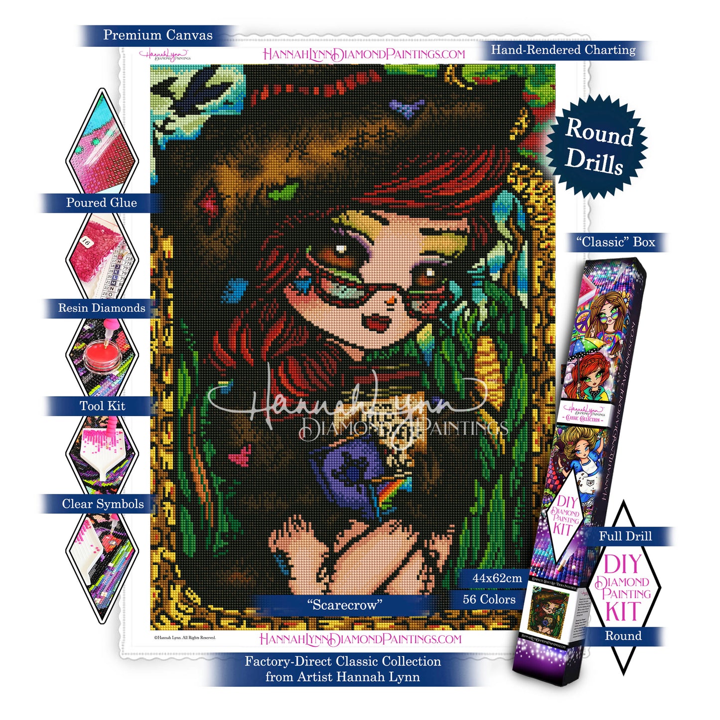 Scarecrow-Hannah Lynn Classic Collection™ (Square or Round)