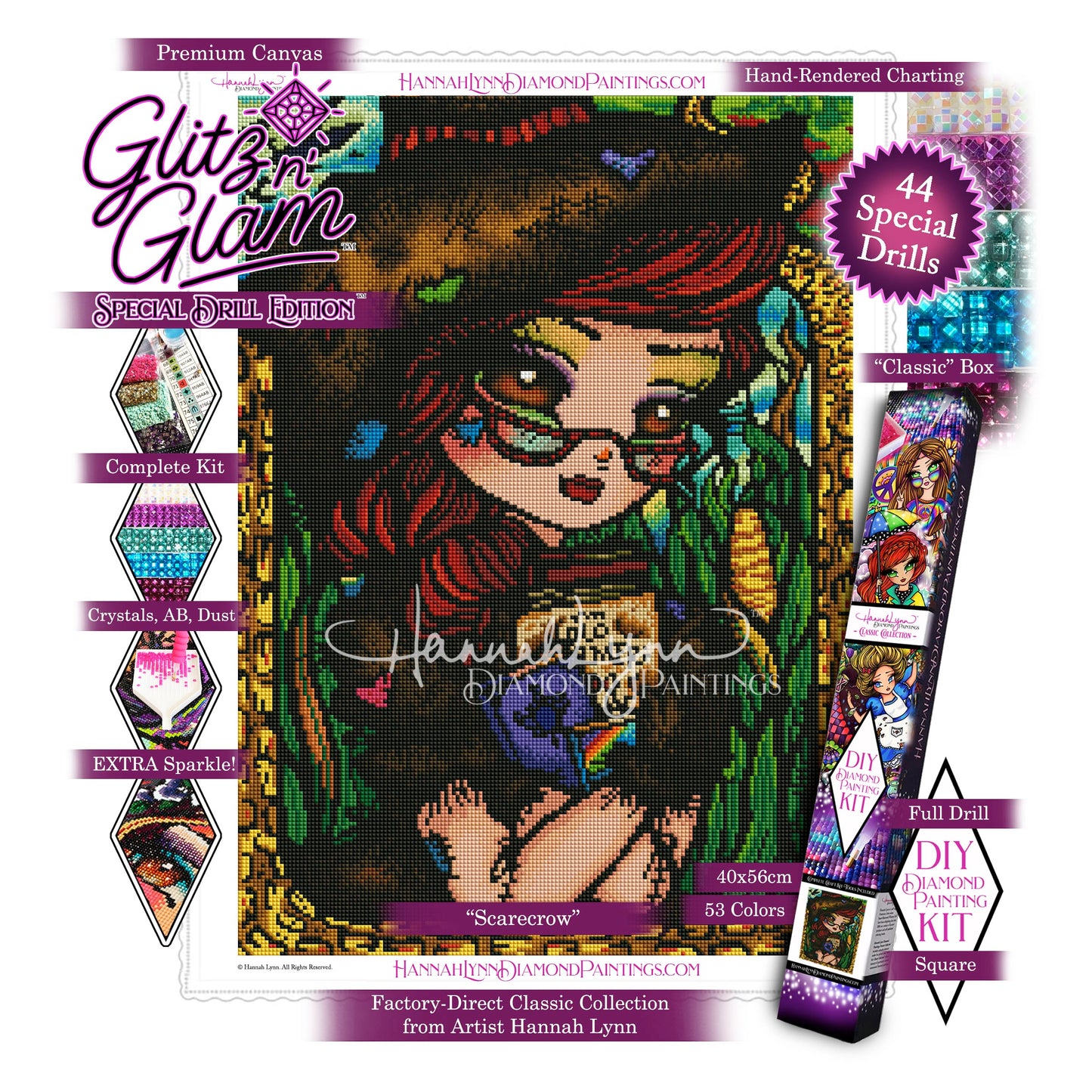 Scarecrow-Hannah Lynn Classic Collection™ (Square or Round)