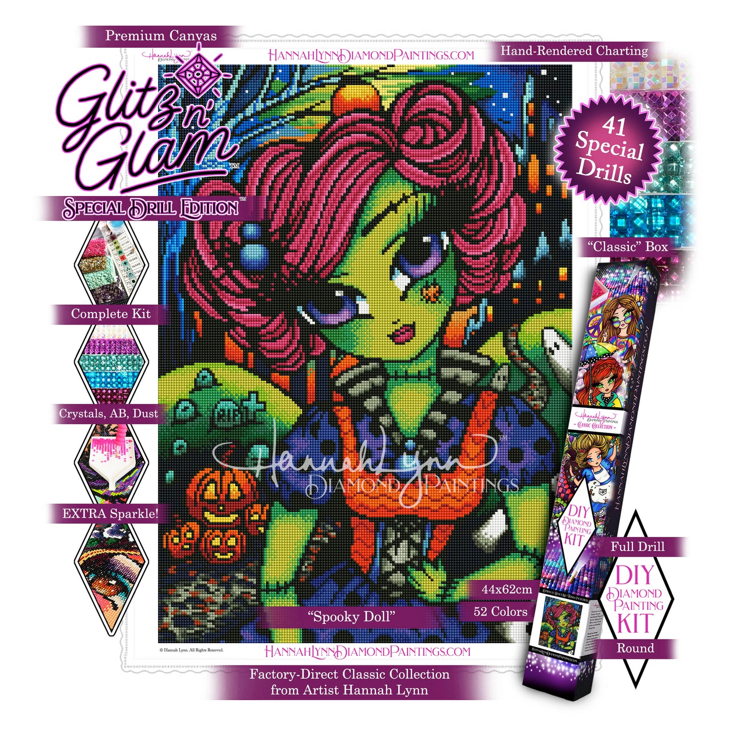 Spooky Doll-Hannah Lynn™ Classic Collection (Square or Round)