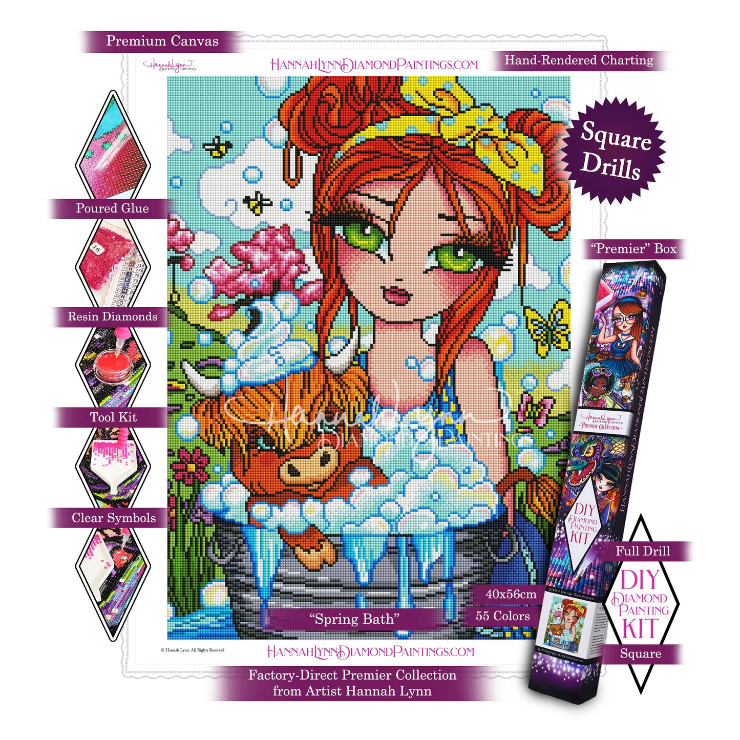 Spring Bath-Hannah Lynn Premier Collection™ (Square or Round)