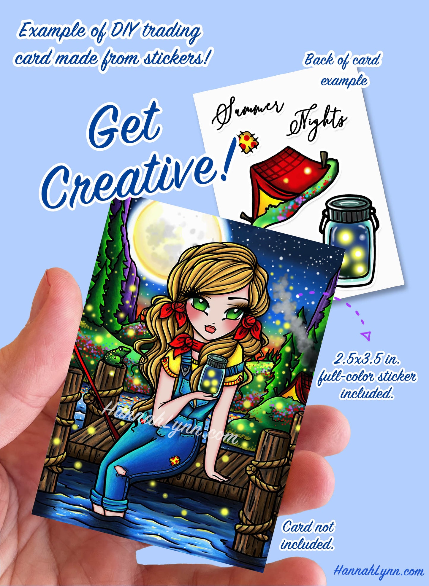 Hannah Lynn Sticker Club™-Summer Nights (July 2026) SUBSCRIPTION