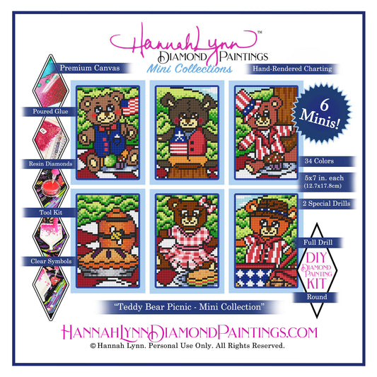 Teddy Bear Picnic - Hannah Lynn Mini Collection™ (Round Only)