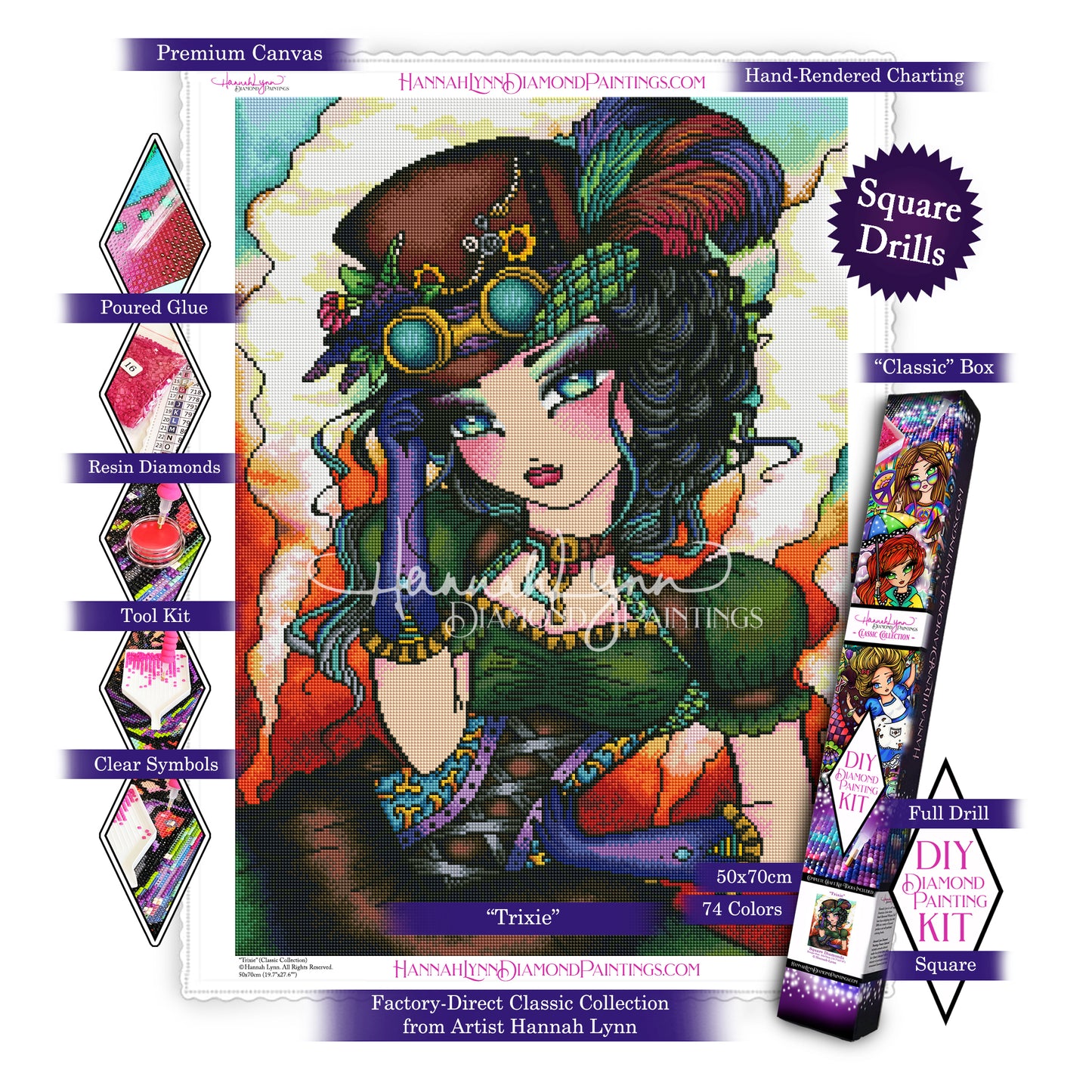 Trixie-Hannah Lynn Classic Collection™ (Square or Round)