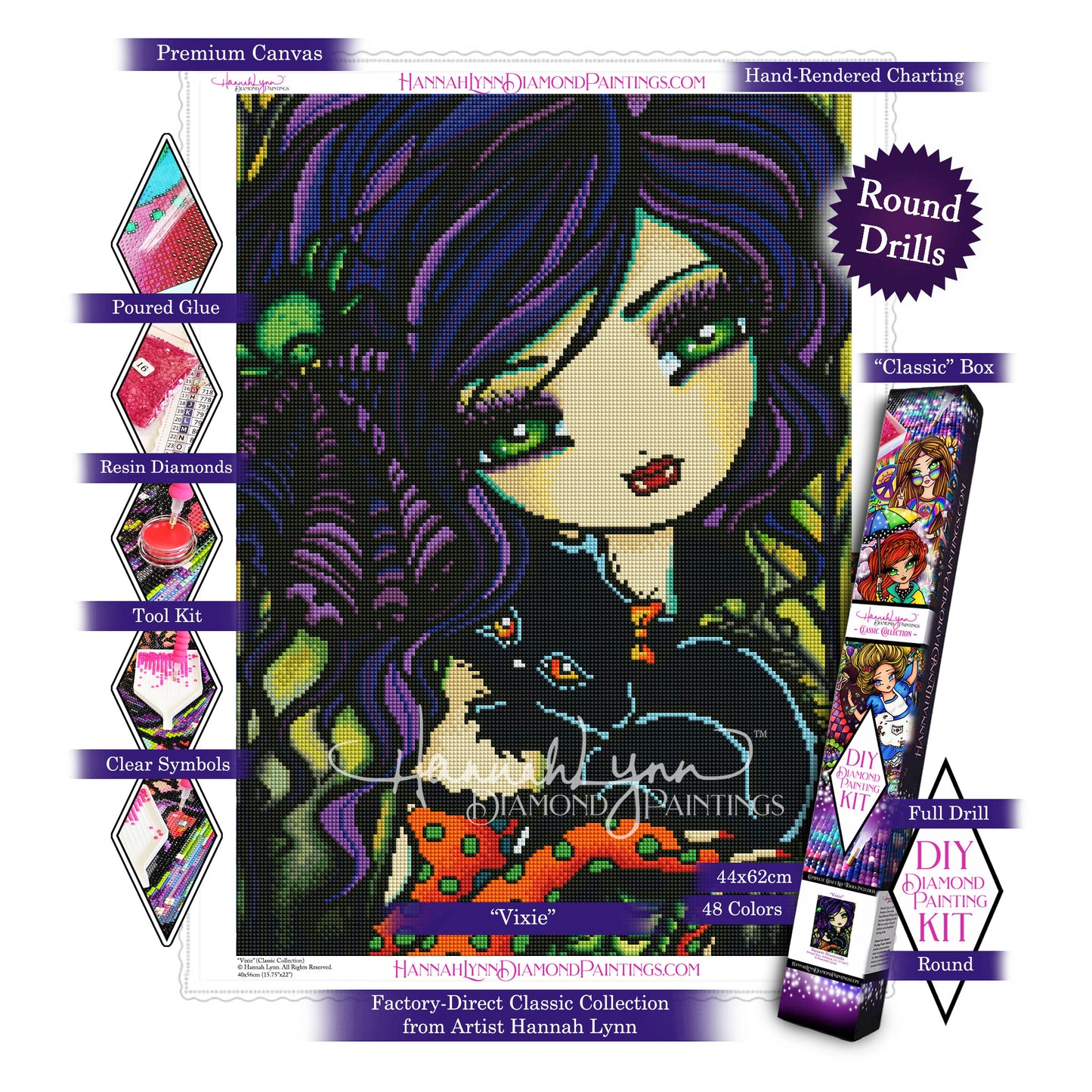 Vixie-Hannah Lynn Classic Collection™ (Square or Round)