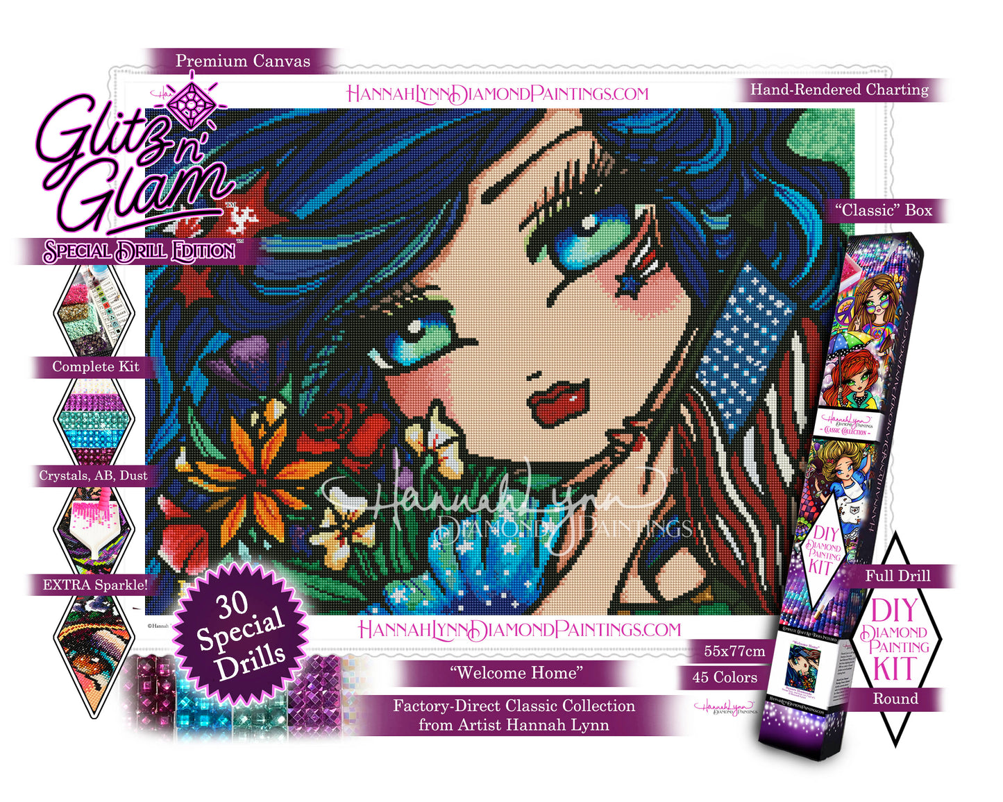Welcome Home-Hannah Lynn Classic Collection™ (Square or Round)