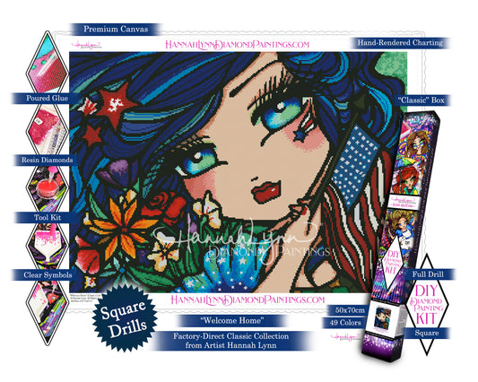 Welcome Home-Hannah Lynn Classic Collection™ (Square or Round)