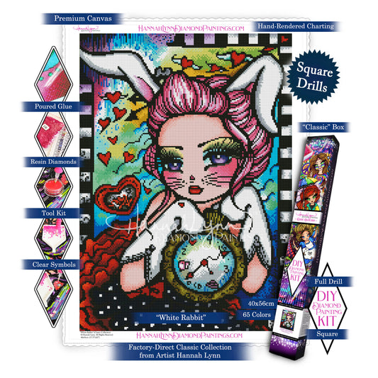 White Rabbit-Hannah Lynn Classic Collection™ (Square or Round)