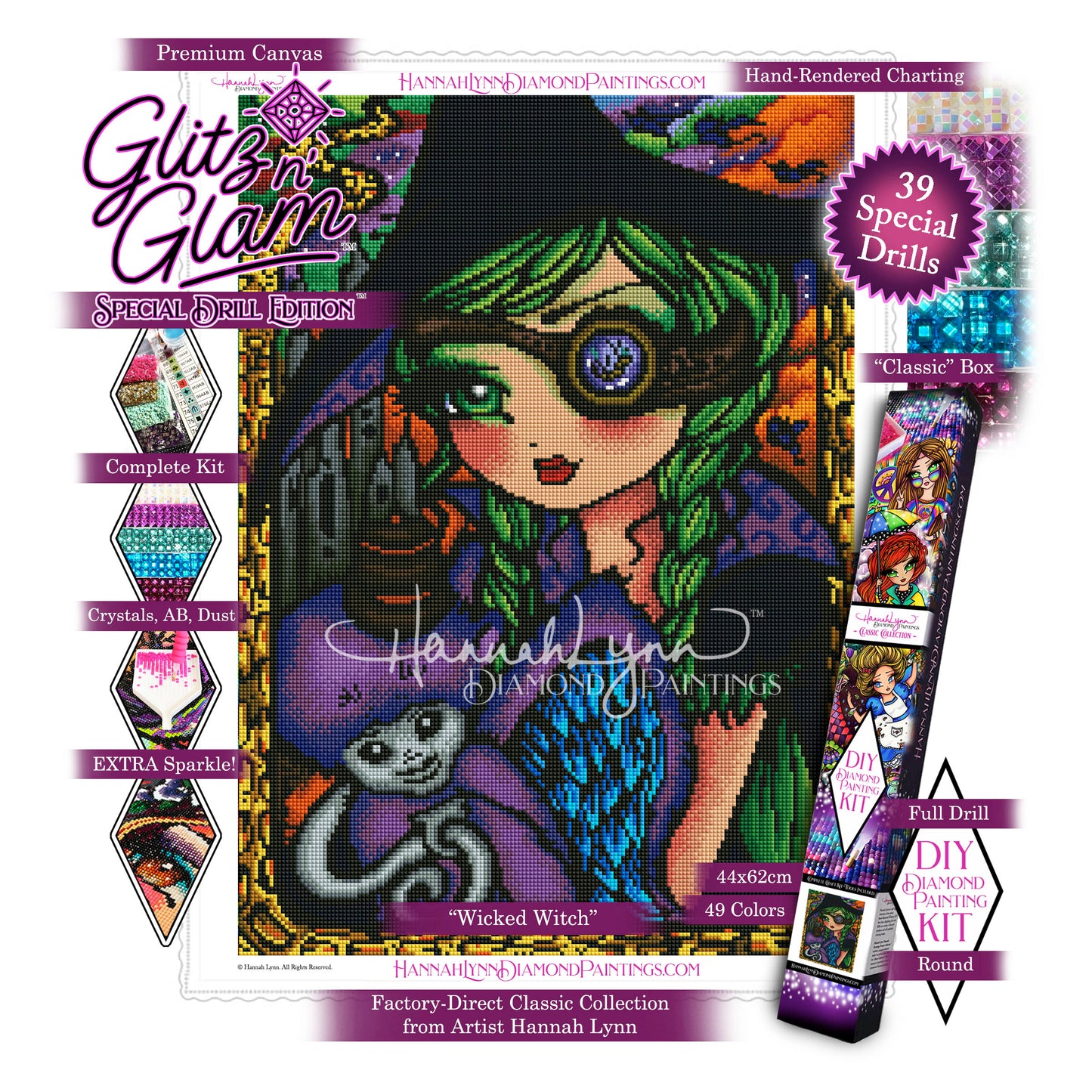 Wicked Witch-Hannah Lynn Classic Collection™ (Square or Round)
