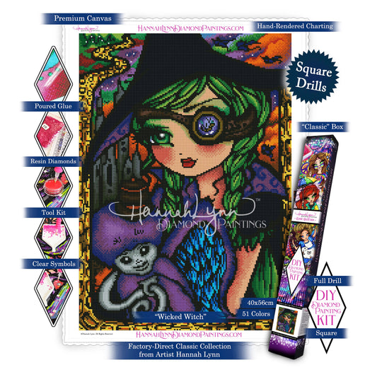 Wicked Witch-Hannah Lynn Classic Collection™ (Square or Round)